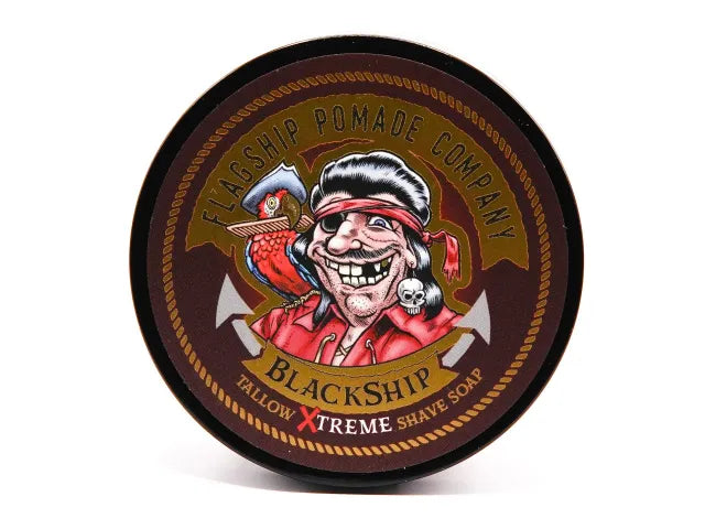 Artisan Shave Soap BlackShip Xtreme - Flagship Pomade