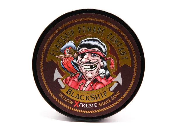 Artisan Shave Soap BlackShip Xtreme - Flagship Pomade